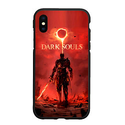 Чехол iPhone XS Max матовый Dark Souls: Red Sunrise