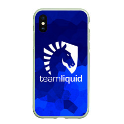 Чехол iPhone XS Max матовый Team Liquid: Polygons