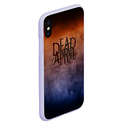 Чехол iPhone XS Max матовый Dead by April / 3D-Светло-сиреневый – фото 2