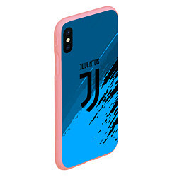 Чехол iPhone XS Max матовый FC Juventus: Abstract style, цвет: 3D-баблгам — фото 2