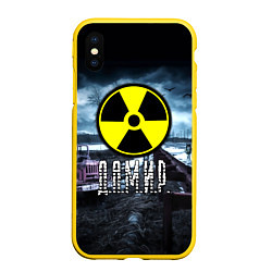 Чехол iPhone XS Max матовый S.T.A.L.K.E.R: Дамир, цвет: 3D-желтый