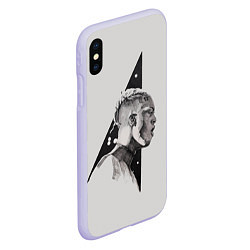 Чехол iPhone XS Max матовый XXXtentacion, цвет: 3D-светло-сиреневый — фото 2