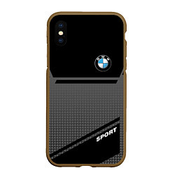 Чехол iPhone XS Max матовый BMW SPORT БМВ СПОРТ