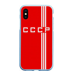 Чехол iPhone XS Max матовый Cборная СССР