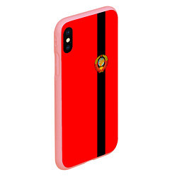 Чехол iPhone XS Max матовый Советский Союз, цвет: 3D-баблгам — фото 2