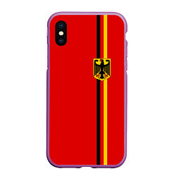 Чехол iPhone XS Max матовый Германия