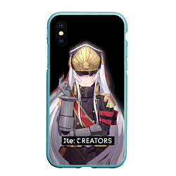 Чехол iPhone XS Max матовый Re:Creators, цвет: 3D-мятный