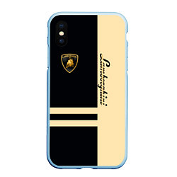 Чехол iPhone XS Max матовый Lamborghini Sport