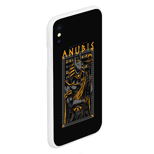 Чехол iPhone XS Max матовый Anubis / 3D-Белый – фото 2