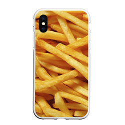 Чехол iPhone XS Max матовый Картофель фри