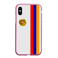 Чехол iPhone XS Max матовый I Love Armenia