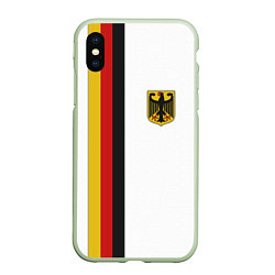 Чехол iPhone XS Max матовый I Love Germany