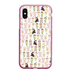 Чехол iPhone XS Max матовый MONSTA X 10