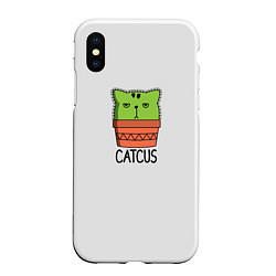 Чехол iPhone XS Max матовый Cactus Catcus
