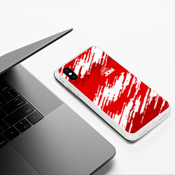 Чехол iPhone XS Max матовый Eat Sleep JDM: Breaks, цвет: 3D-белый — фото 2