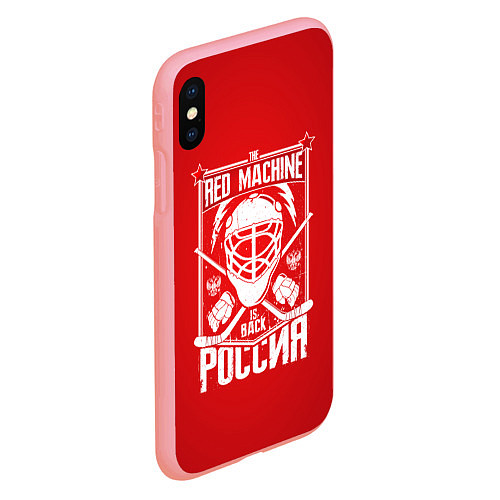 Чехол iPhone XS Max матовый Red machine is back / 3D-Баблгам – фото 2