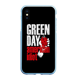 Чехол iPhone XS Max матовый Green Day: American Idiot