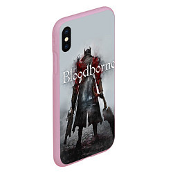 Чехол iPhone XS Max матовый Bloodborne: Hell Knight, цвет: 3D-розовый — фото 2