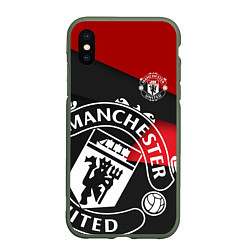 Чехол iPhone XS Max матовый FC Man United: Exclusive