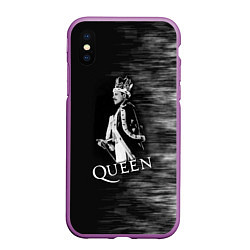 Чехол iPhone XS Max матовый Black Queen