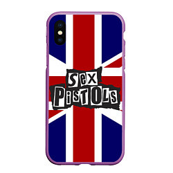 Чехол iPhone XS Max матовый Sex Pistols UK