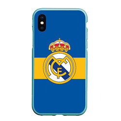 Чехол iPhone XS Max матовый Реал Мадрид