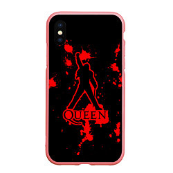 Чехол iPhone XS Max матовый Queen: Blood Style, цвет: 3D-баблгам