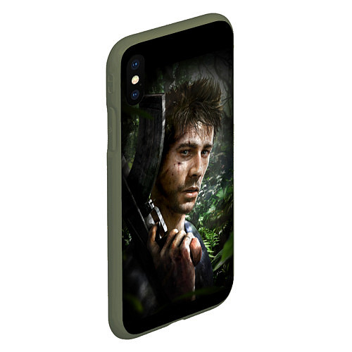Чехол iPhone XS Max матовый Far Cry 3: Jungle Soldier / 3D-Темно-зеленый – фото 2