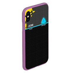 Чехол iPhone XS Max матовый JB300 Android, цвет: 3D-фиолетовый — фото 2