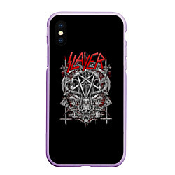 Чехол iPhone XS Max матовый Slayer: Hell Goat
