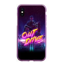 Чехол iPhone XS Max матовый OUT DRIVE