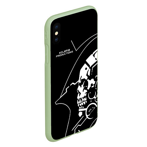 Чехол iPhone XS Max матовый Ludens Kojima Productions / 3D-Салатовый – фото 2