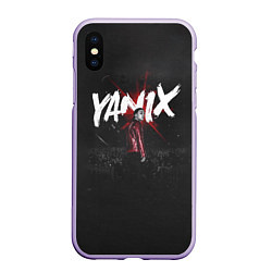 Чехол iPhone XS Max матовый YANIX: Black Side