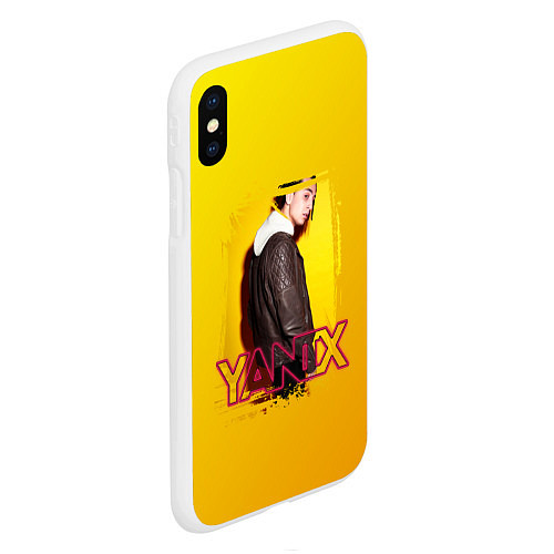 Чехол iPhone XS Max матовый Yanix: Yellow Mood / 3D-Белый – фото 2