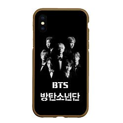 Чехол iPhone XS Max матовый BTS Group