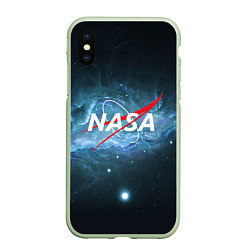 Чехол iPhone XS Max матовый NASA: Space Light