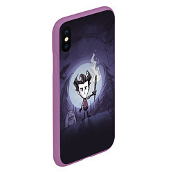 Чехол iPhone XS Max матовый Wilson under the moon, цвет: 3D-фиолетовый — фото 2