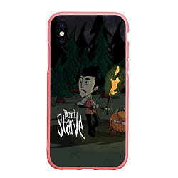 Чехол iPhone XS Max матовый Don't Starve: Night Forrest, цвет: 3D-баблгам