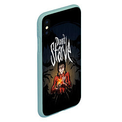 Чехол iPhone XS Max матовый Willow Halloween, цвет: 3D-мятный — фото 2