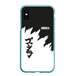 Чехол iPhone XS Max матовый Godzilla: Light Style, цвет: 3D-мятный