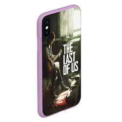 Чехол iPhone XS Max матовый The Last of Us: Guitar Music, цвет: 3D-сиреневый — фото 2
