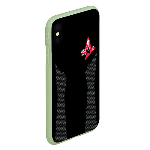 Чехол iPhone XS Max матовый ASTRALIS: THE FORM / 3D-Салатовый – фото 2