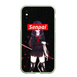 Чехол iPhone XS Max матовый Senpai Assassin