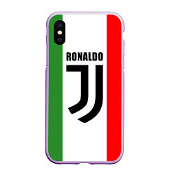 Чехол iPhone XS Max матовый Ronaldo Juve Italy