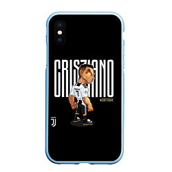 Чехол iPhone XS Max матовый CR7JUVE