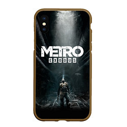 Чехол iPhone XS Max матовый Metro Exodus