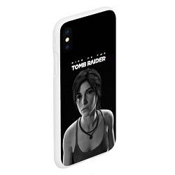 Чехол iPhone XS Max матовый Rise if The Tomb Raider, цвет: 3D-белый — фото 2