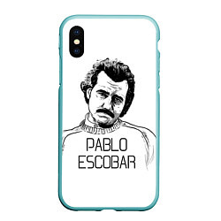 Чехол iPhone XS Max матовый Pablo Escobar