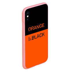 Чехол iPhone XS Max матовый Orange Is the New Black, цвет: 3D-баблгам — фото 2