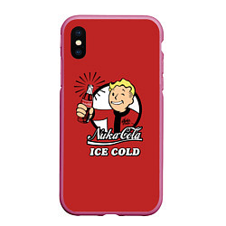 Чехол iPhone XS Max матовый Nuka Cola: Ice Cold